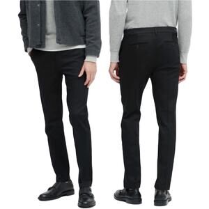 NWOT BANANA REPUBLIC Pant Men 32x20 Black Slim Fit Cotton Elastane
